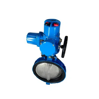 DN200 इलेक्ट्रिक CF8 सॉफ्ट सील वेफर बटरफ्लाई वाल्व